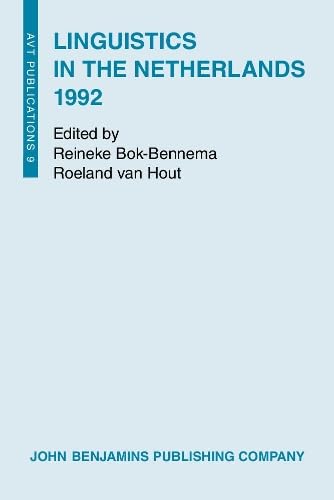 Linguistics in the Netherlands 1992 Social Sciences