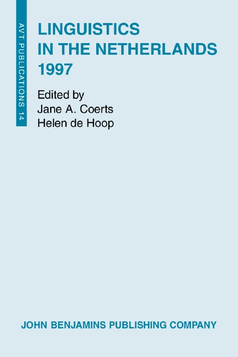 Linguistics in the Netherlands 1997 Social Sciences