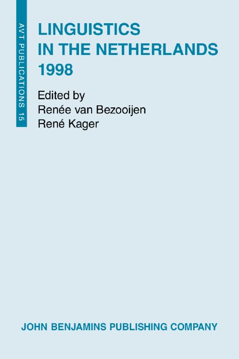 Linguistics in the Netherlands 1998 Social Sciences