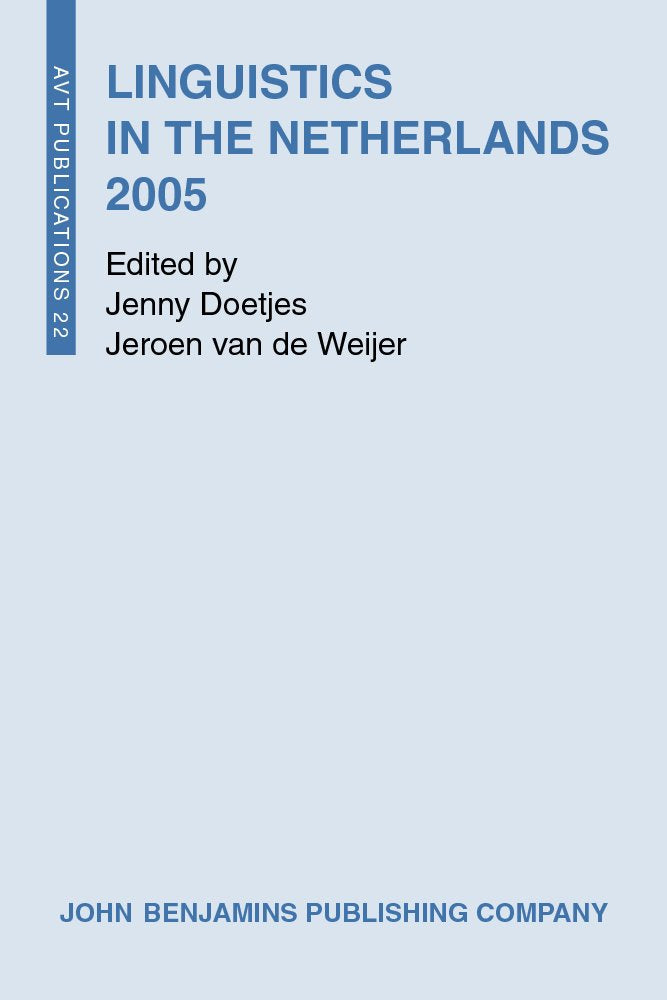 Linguistics in the Netherlands 2005 Social Sciences