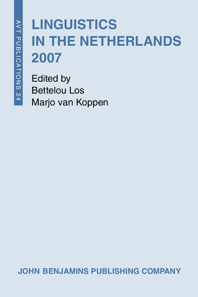 Linguistics in the Netherlands 2007 Non-fiction books