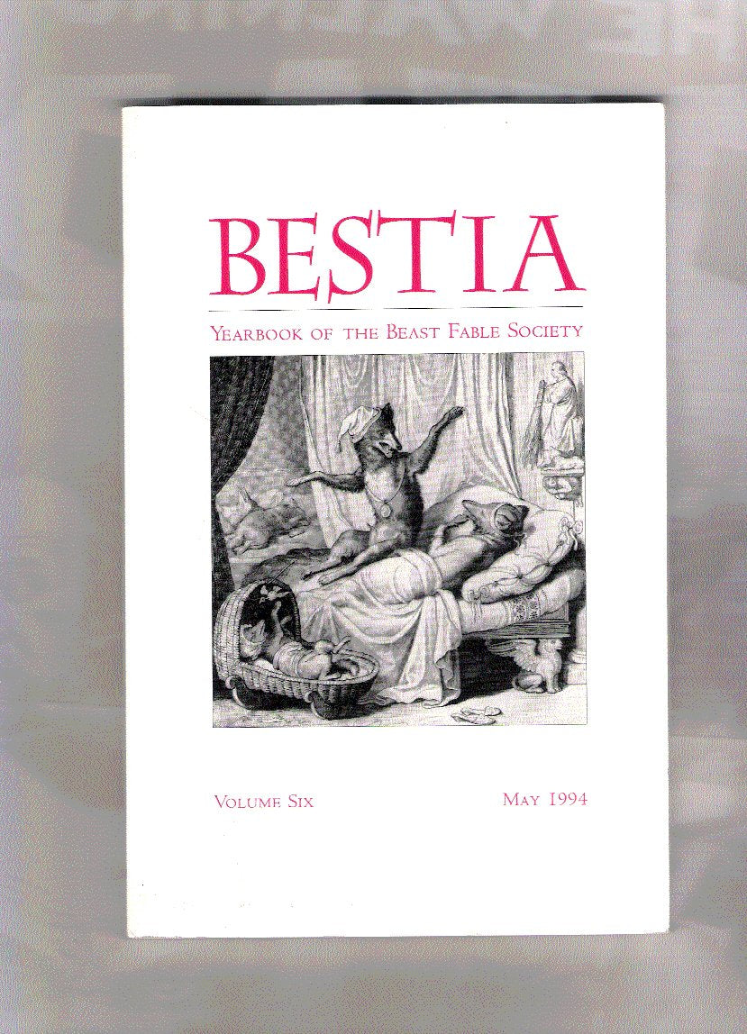Bestia: Yearbook of the Beast Fable Society. Volume 6 (1994) Contemporary literature