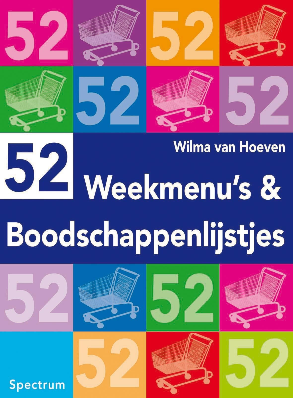 52 weekmenu's en boodschappenlijstjes book