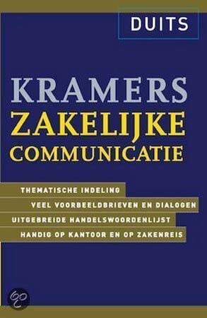 KRAMERS ZAKELIJKE COMMUNICATIE DUITS book