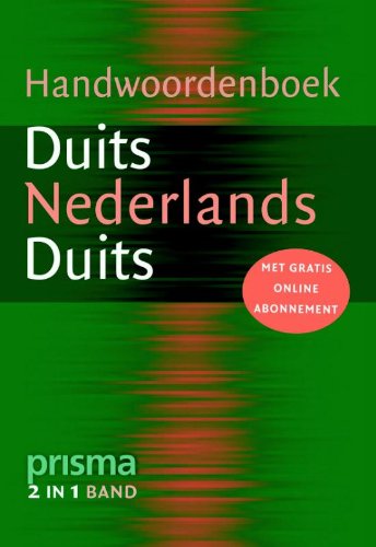 Prisma Handwoordenboek Duits: Duits-Nederlands en Nederlands-Duits Reference Books