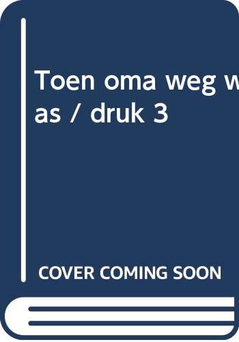 Toen oma weg was book