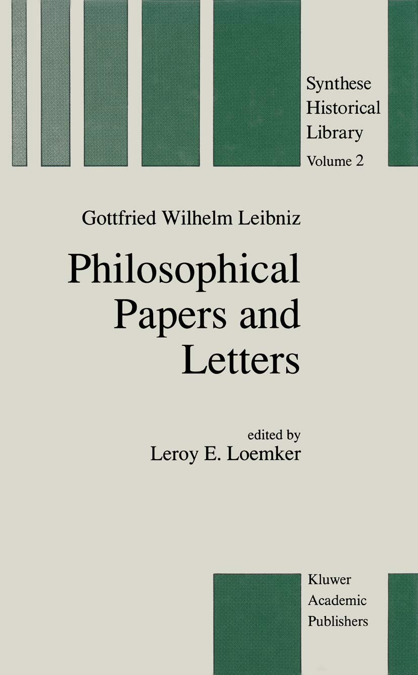 Philosophical Papers and Letters: A Selection (Synthese Historical Library 2) Philosophy