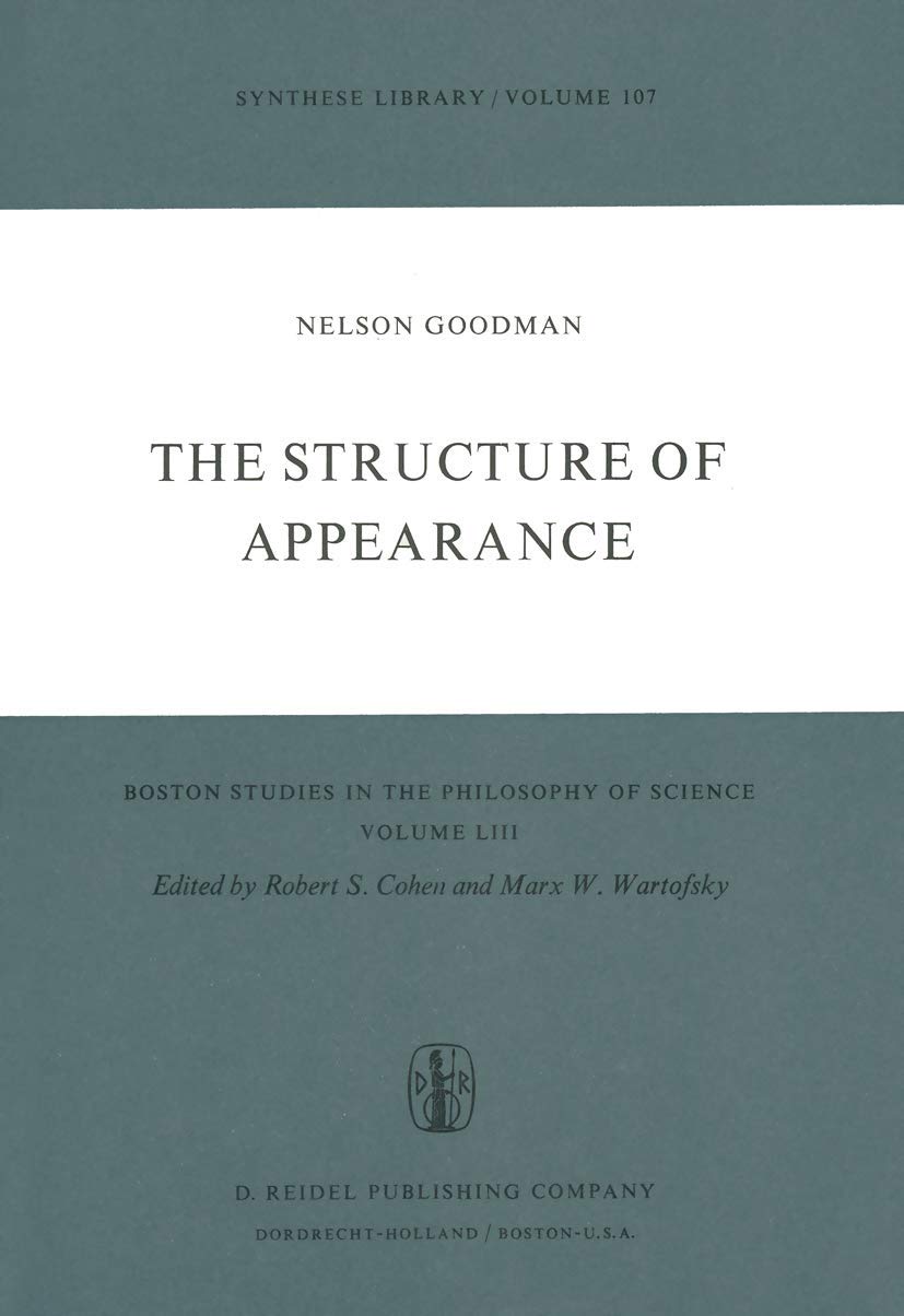 The Structure of Appearance Philosophy Books