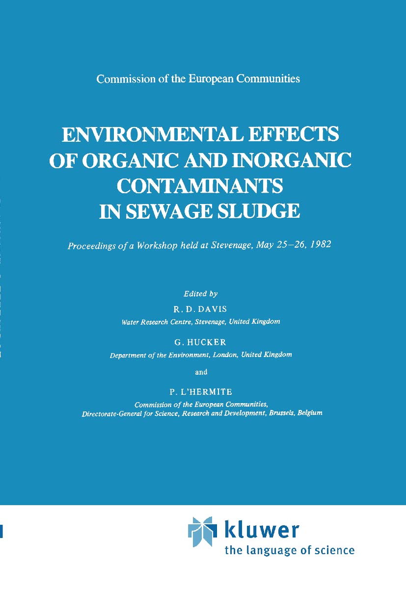 Environmental Effects of Organic and Inorganic Contaminants in Sewage Sludge Business & Technology