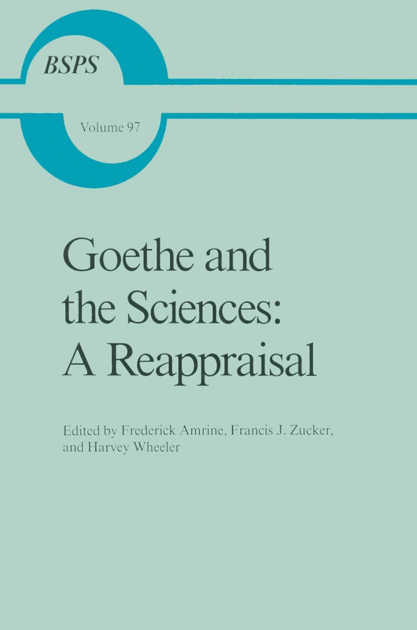 Product Image: Goethe and the Sciences: A Reappraisal