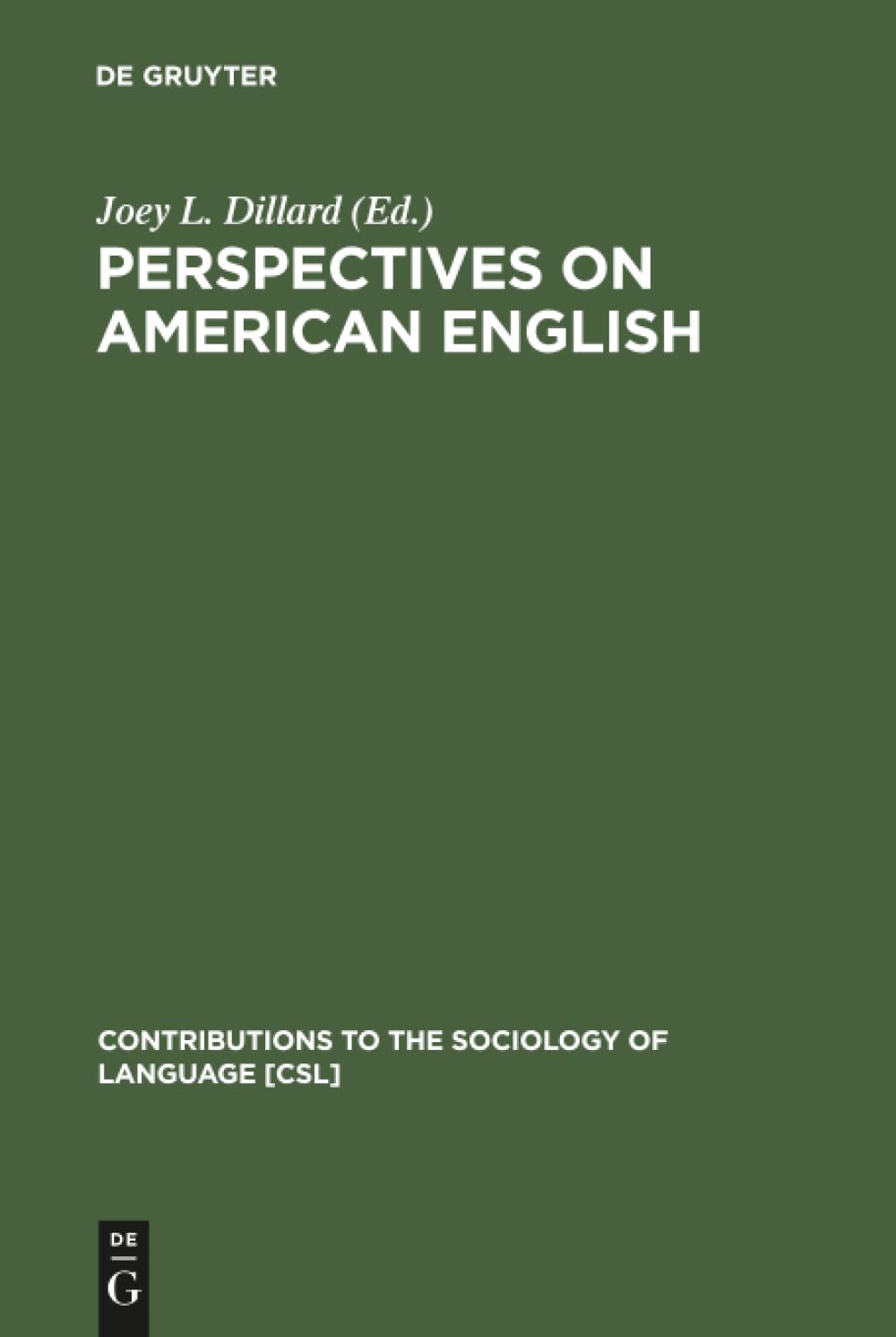 Perspectives on American English Social Sciences