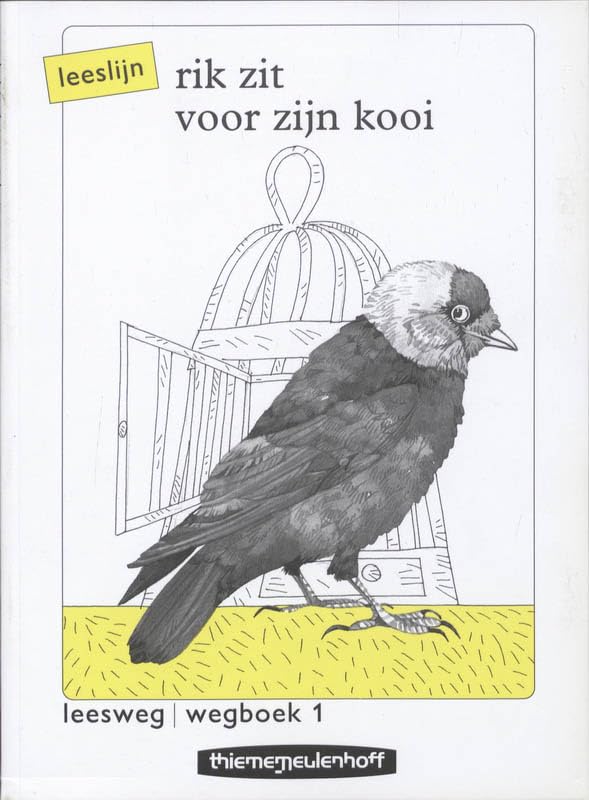 Leesweg 1 wegboek: Rik zit voor zijn kooi book