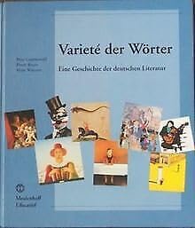 Varieté der Wörter. Eine Geschichte der deutschen Literatur. Books