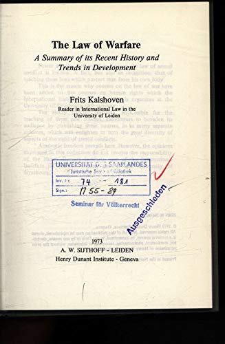Law of Warfare Books
