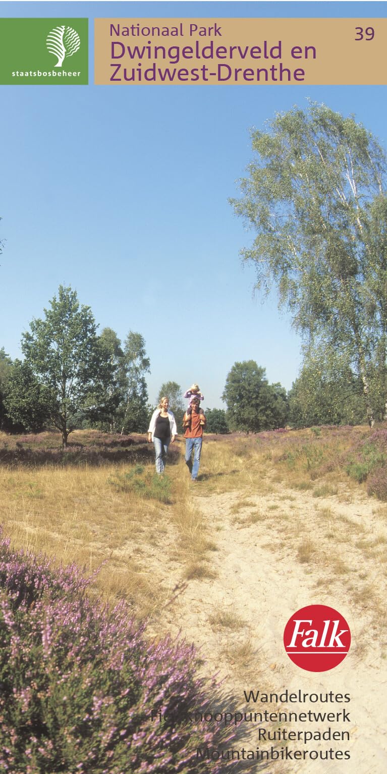 Falk Staatsbosbeheer wandelkaart 39 Dwingelderveld: en Zuidwest Drenthe Leisure & Fun