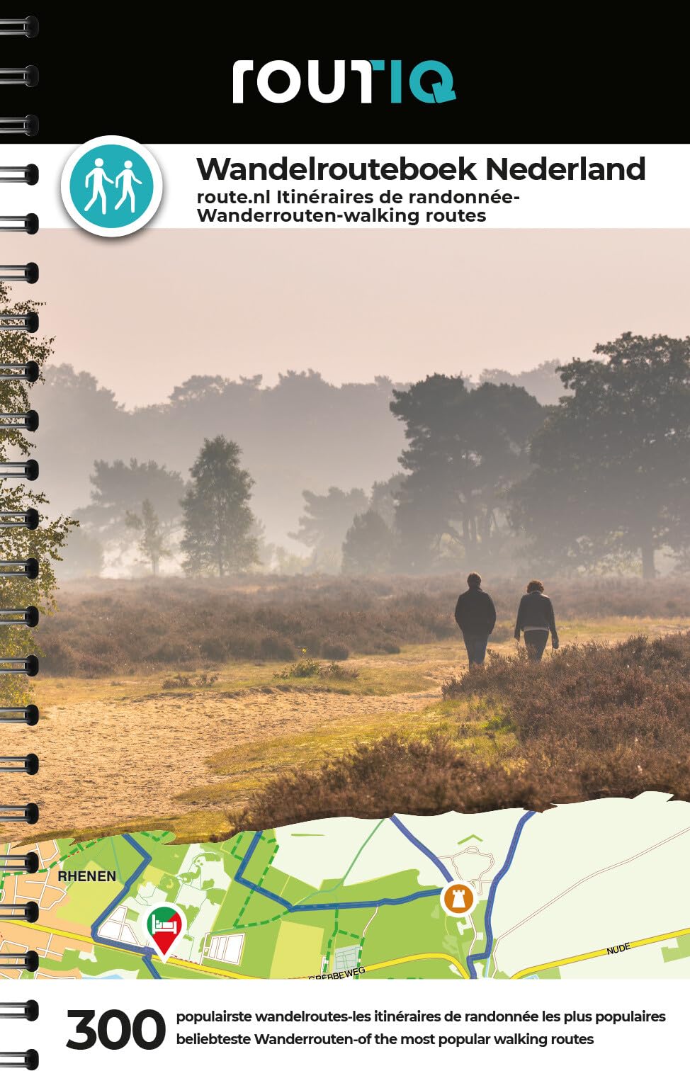 Wandelrouteboek Nederland: 300 populairste wandelroutes van route.nl book