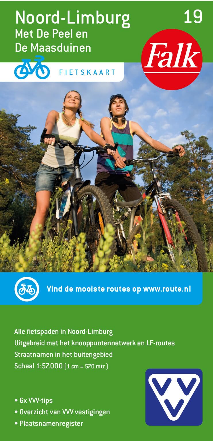 Noord-Limburg: Met De Peel en De Maasduinen (Falkplan fietskaart, 19) Books