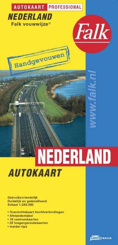 Nederland Autokaart Falk-vouwwijze (Falkplan) Leisure, Home & Garden