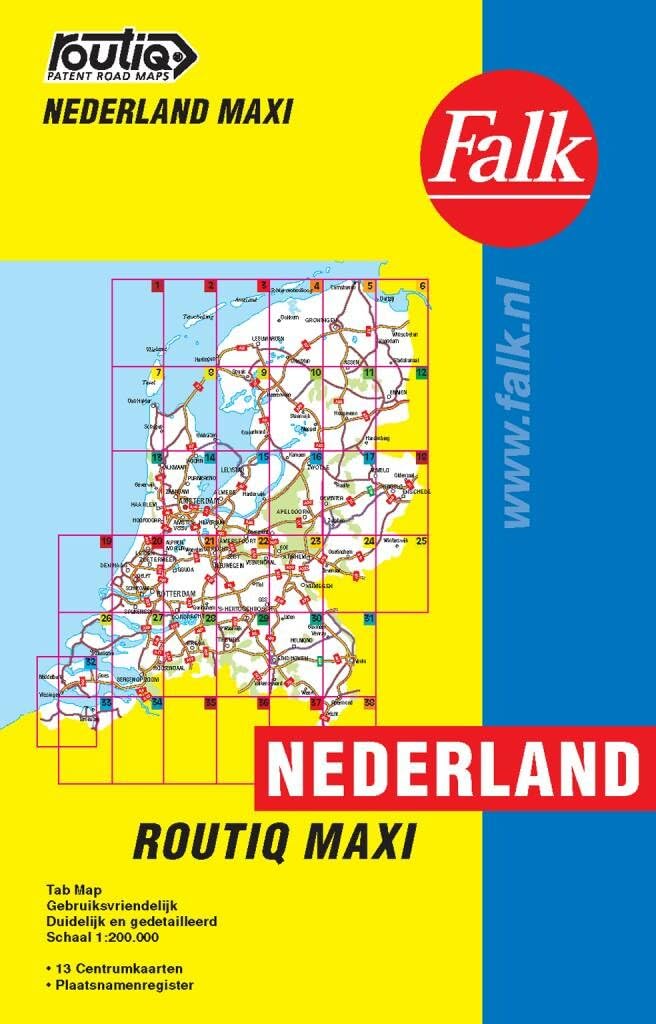 Routiq Nederland Maxi Tab Map (Routiq patent wegenkaarten) Leisure, Home & Garden