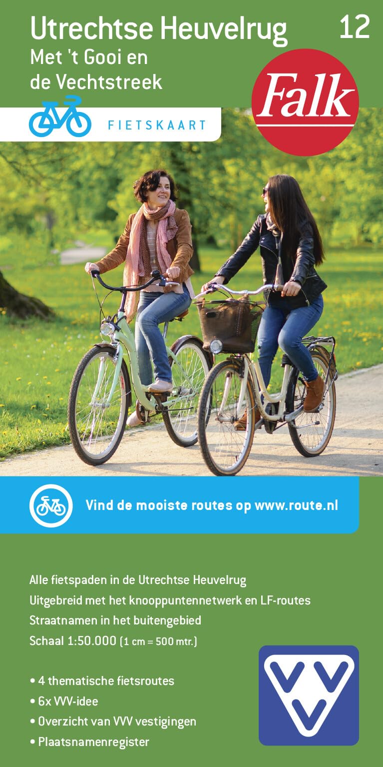 Utrechtse Heuvelrug: met Vechtse plassen (Falkplan fietskaart, 12) Leisure, Home & Garden