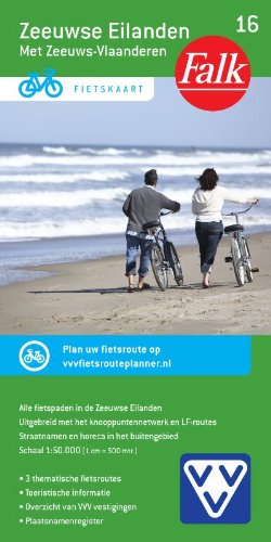 Zeeuwse Eilanden: met Zeeuws Vlaanderen (Falkplan fietskaart, 16) Maps & Plans