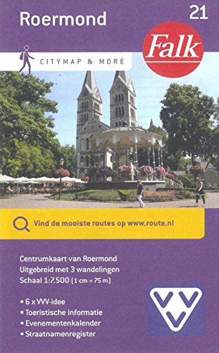 Roermond: centrumkaart van Roermond uitgebreid met 3 wandelingen (Falk citymap & more) Leisure, Home & Garden