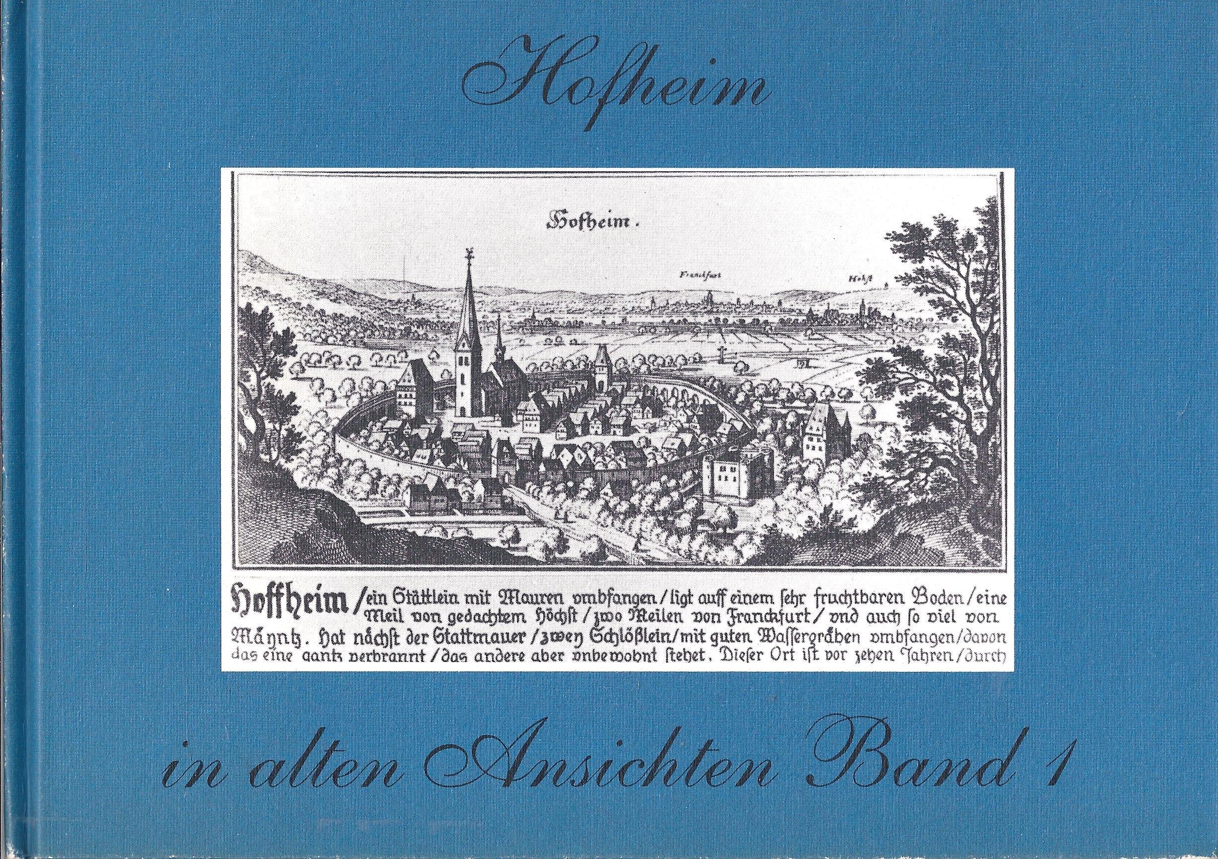 Hofheim in alten Ansichten Band 1 Books