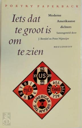 Iets dat te groot is om te zien: moderne Amerikaanse dichters (Poetry International serie) Books