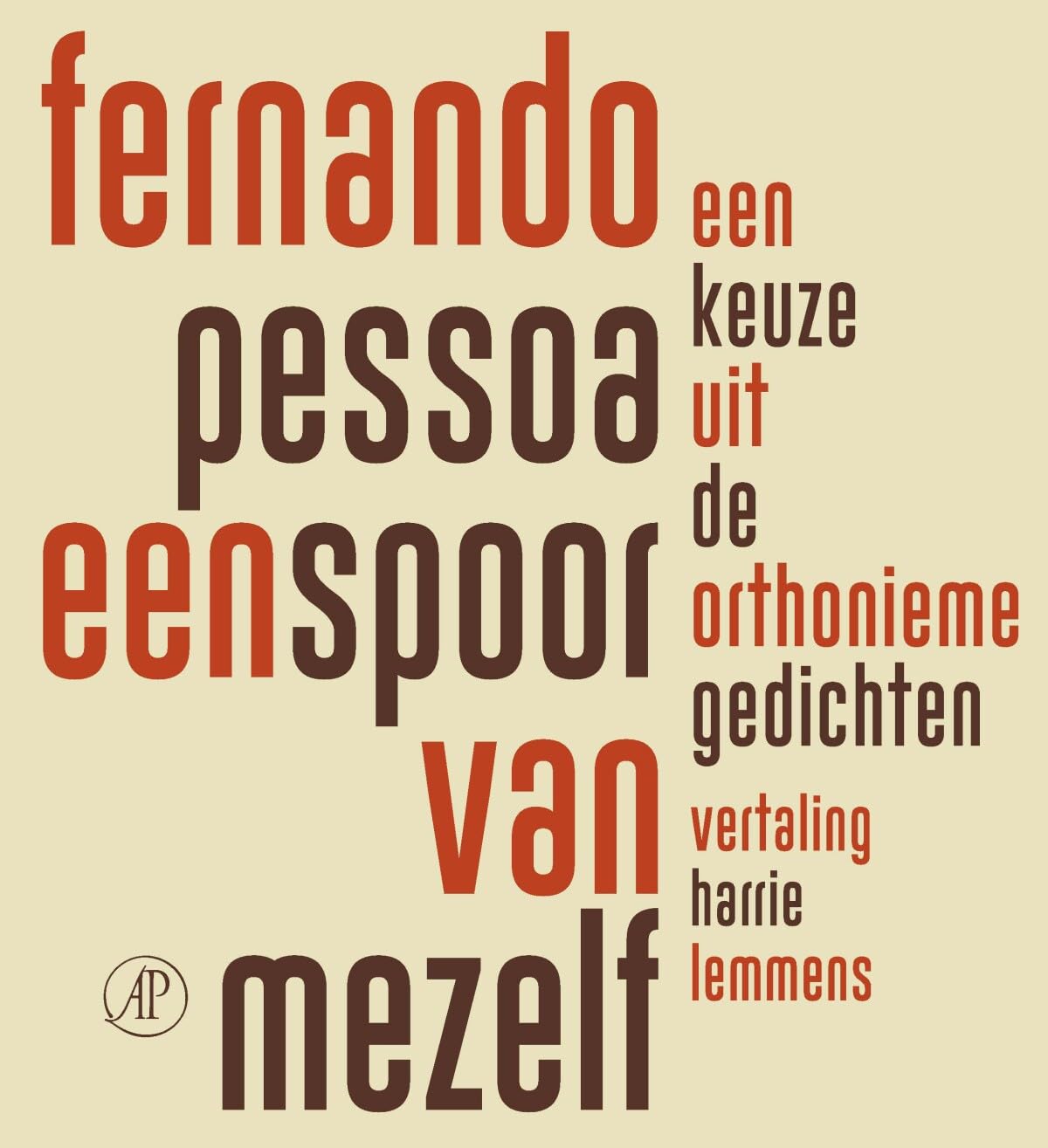 Een spoor van mezelf: een keuze uit de orthonieme gedichten Poetry