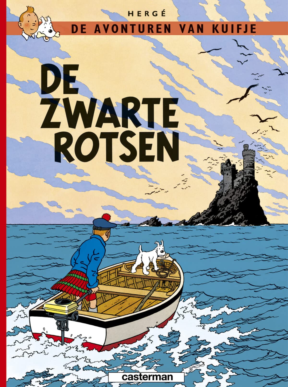De avonturen van Kuifje 7: De zwarte rotsen: Edition en Néerlandais Manga