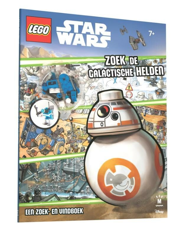 Zoek de galactische helden: een zoek- en vindboek book