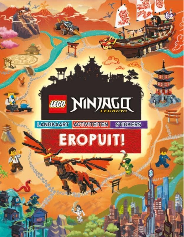 Lego Ninjago Legacy: landkaart, activiteiten, stickers book