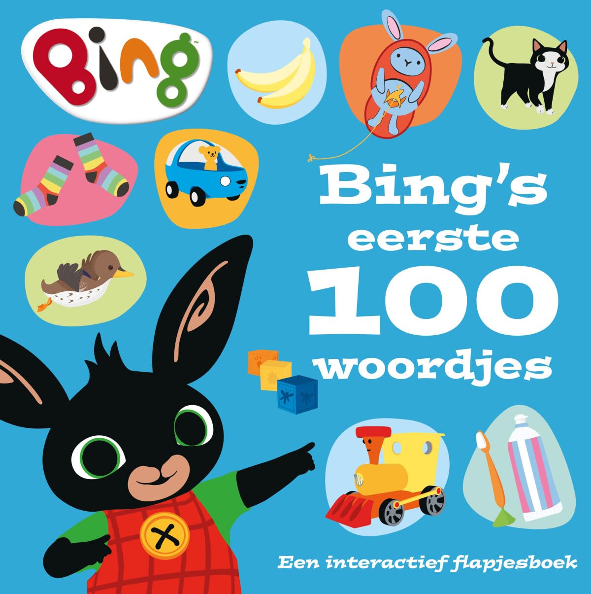Bing's eerste 100 woordjes: een interactief flapjesboek book