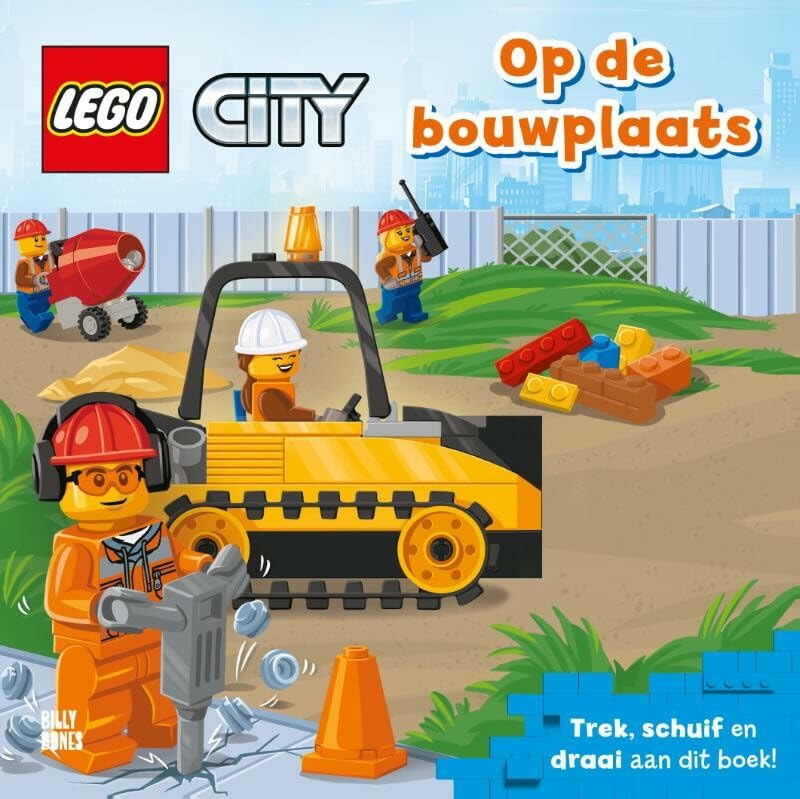 Op de bouwplaats: trek, schuif en draai aan dit boek! book