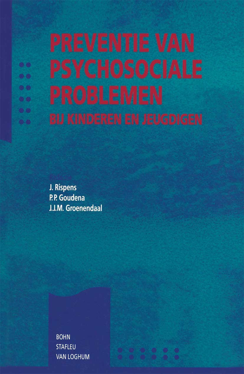 Preventie van psychosociale problemen bij kinderen en jeugdigen book