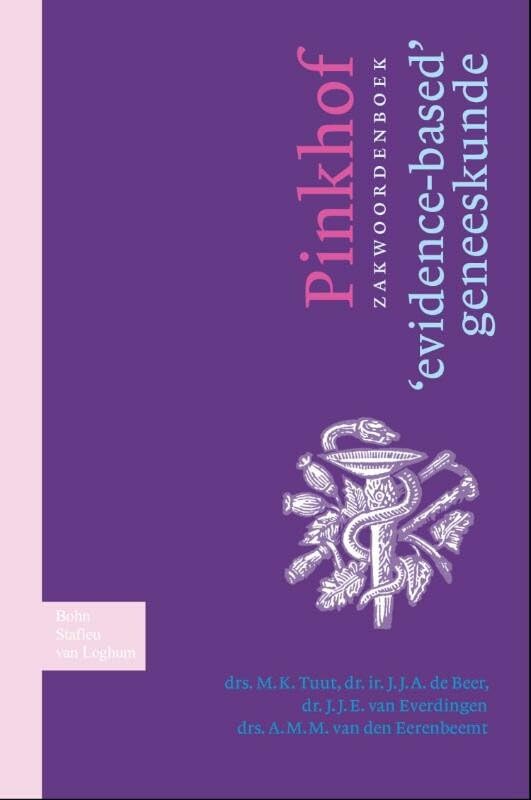 Pinkhof zakwoordenboek 'evidence-based' geneeskunde book