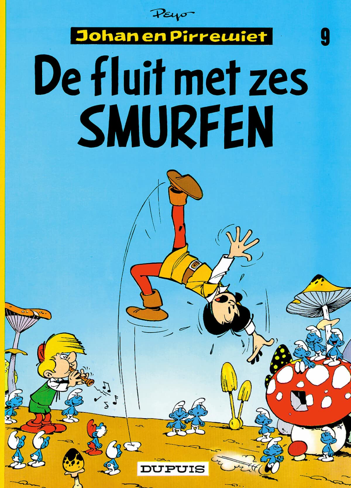 De fluit met zes smurfen book