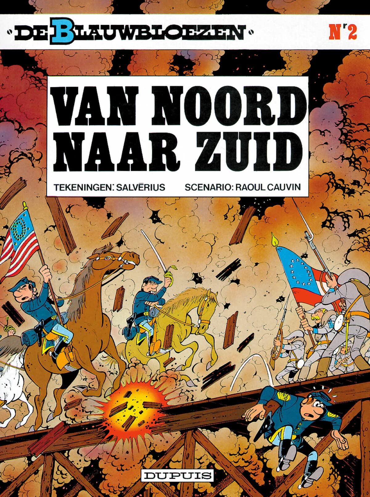 Van Noord naar Zuid (De blauwbloezen, 2) Manga