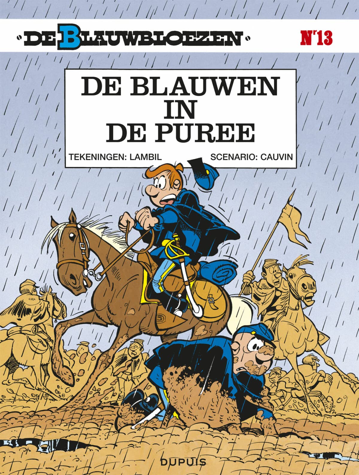 De blauwen in de puree book