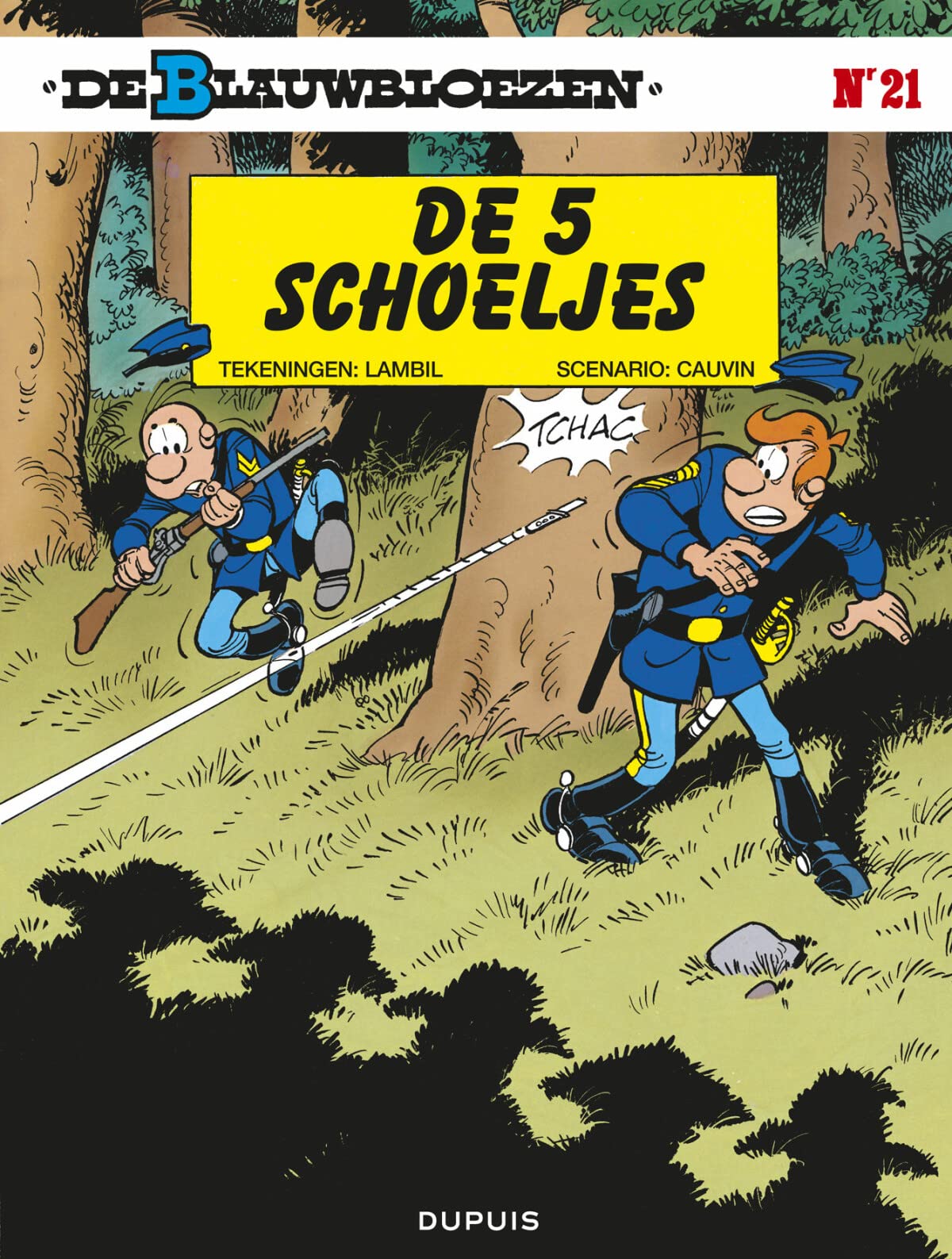 De 5 schoeljes (De blauwbloezen, 21) Manga