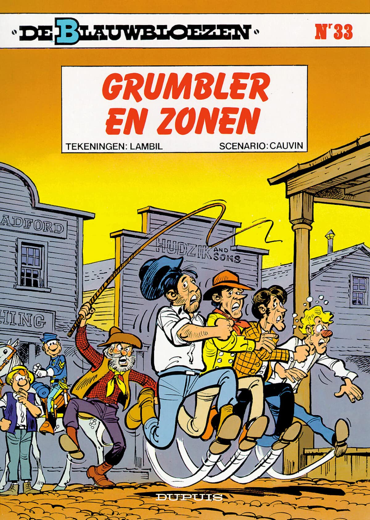 Grumbler en zonen (De blauwbloezen, 33) Cartoons