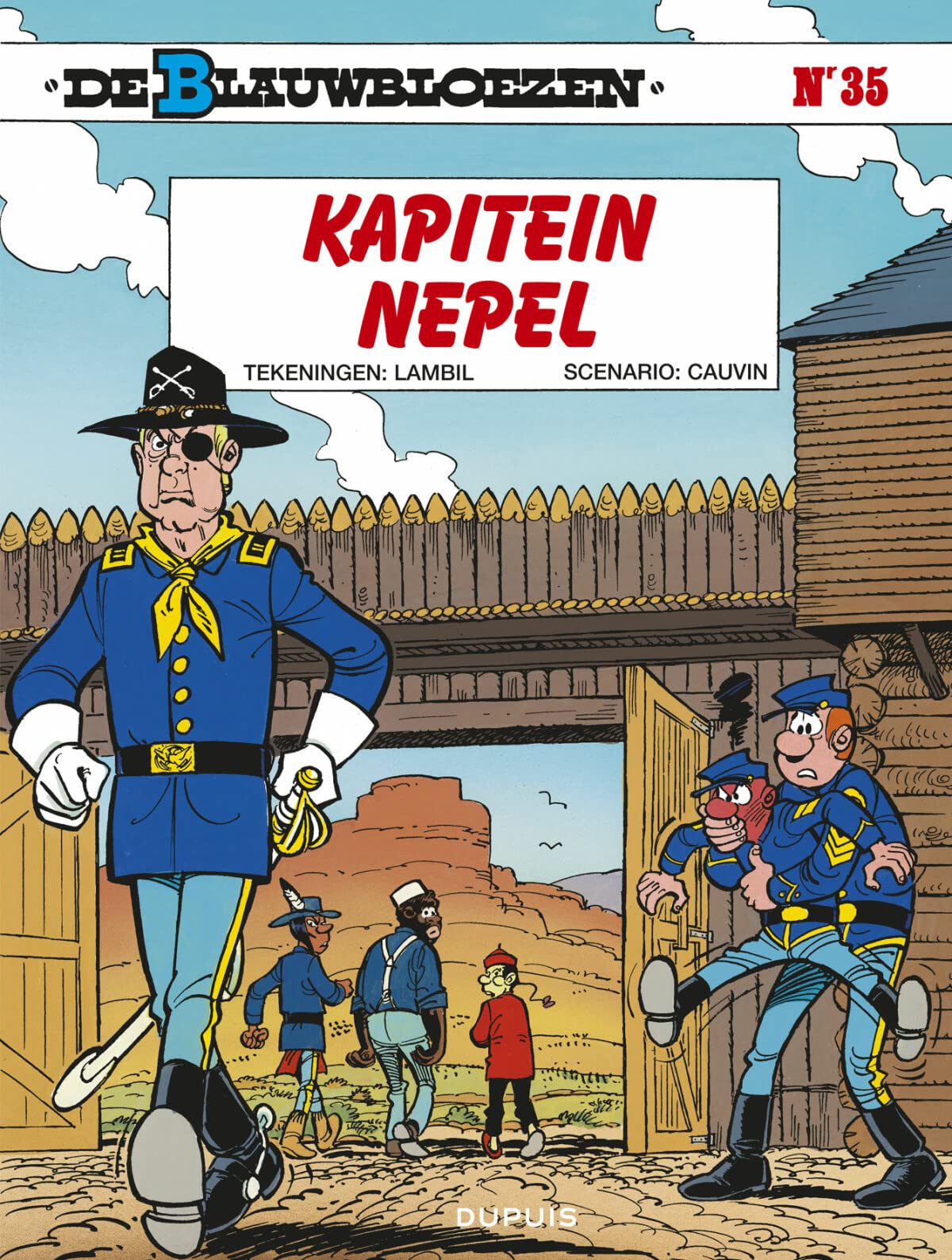 Kapitein Nepel (De blauwbloezen, 35) Cartoons