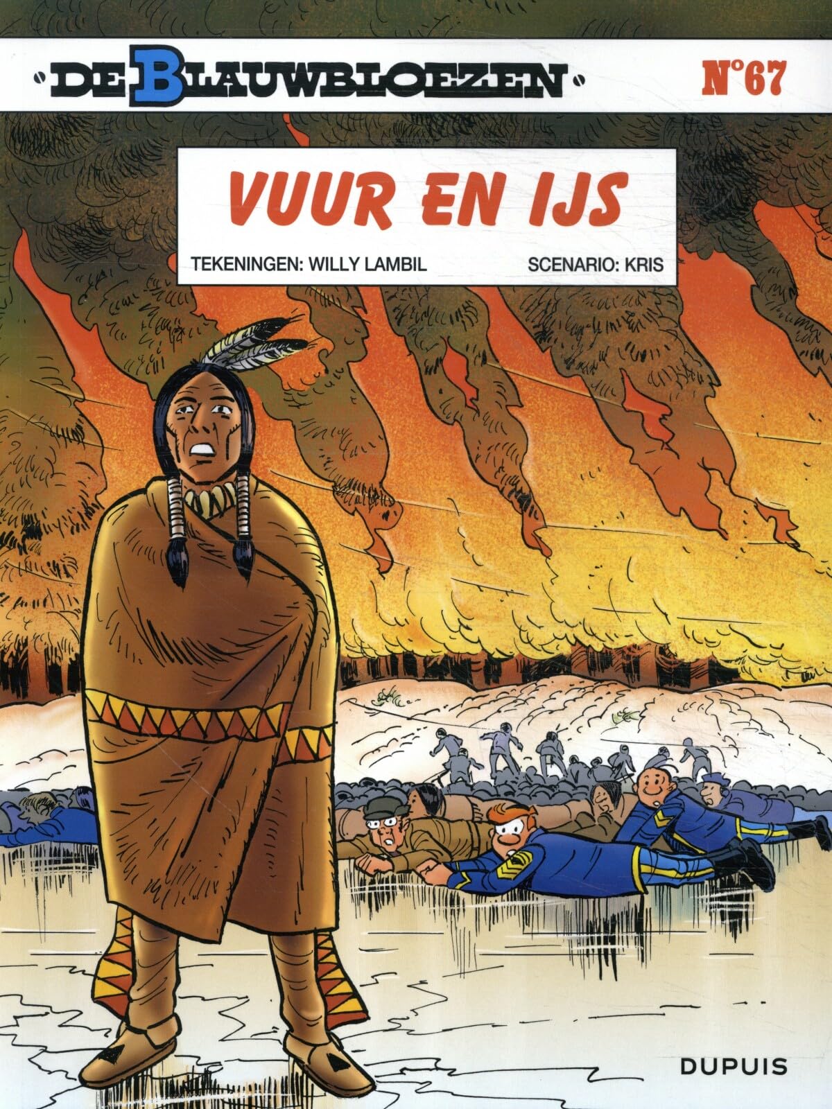Vuur en ijs (De blauwbloezen, 67) Manga