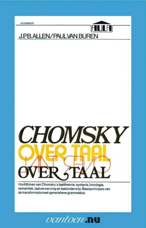 Chomsky over taal (Aula, 489, Band 489) Social Sciences