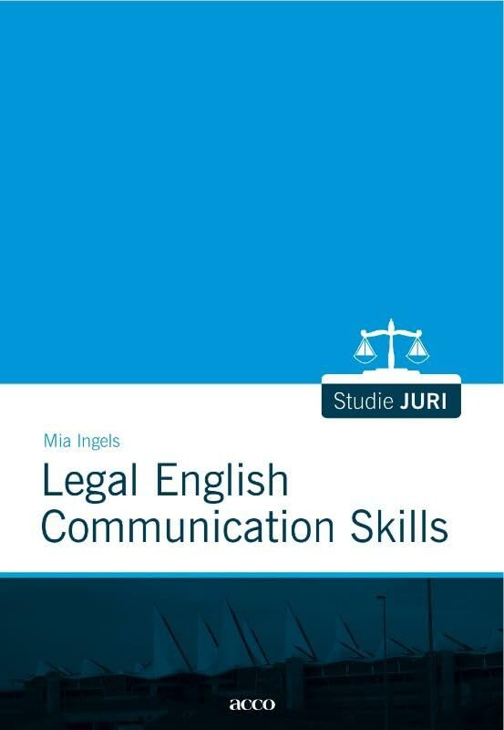 Legal English Communication Skills book