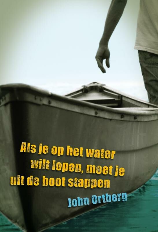 ALS JE OP HET WATER WILT LOPEN MOET JE ... book