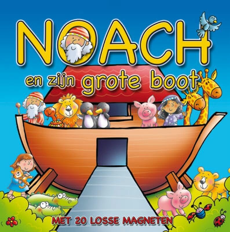 Noach en zijn grote boot: met 20 losse magneten book