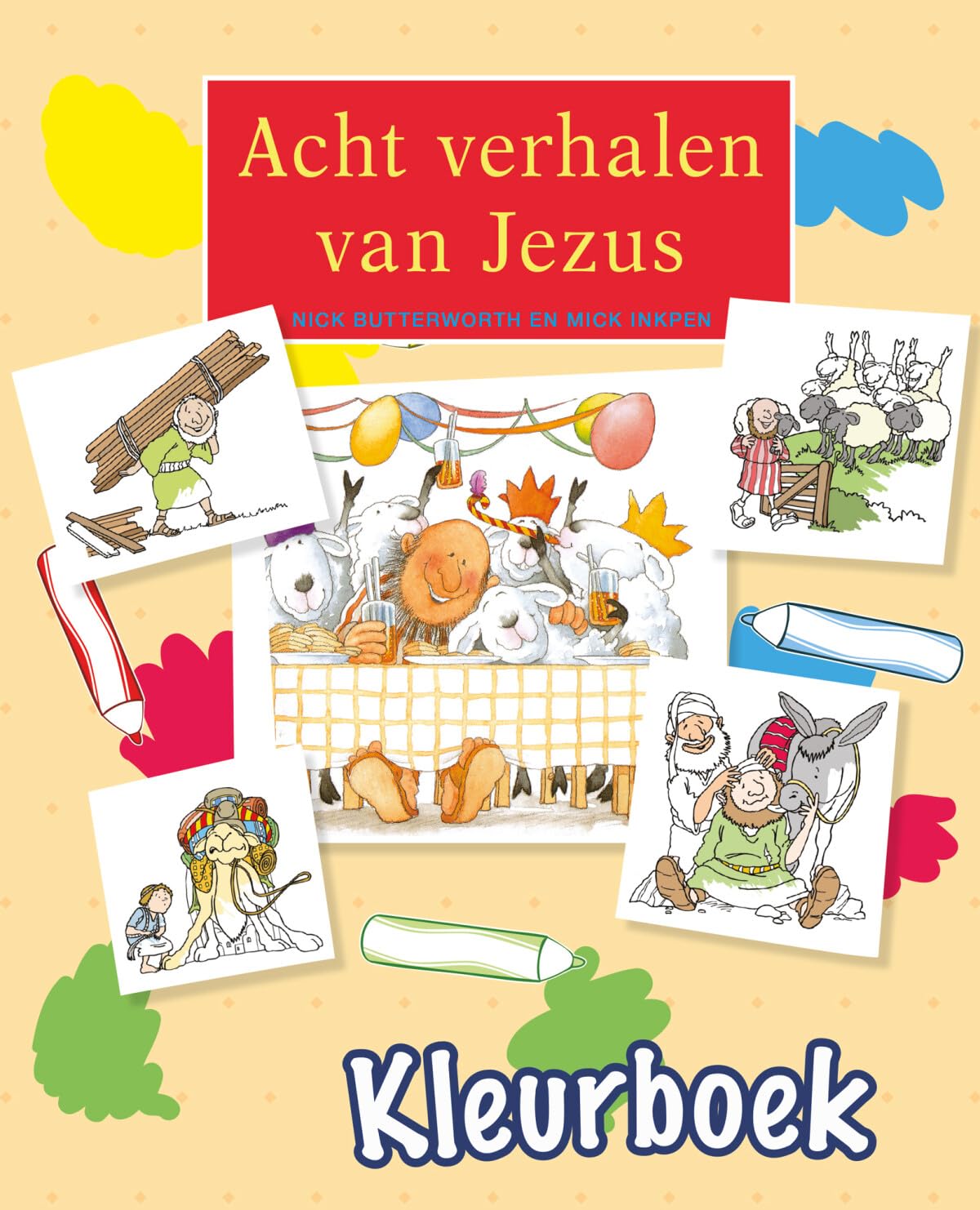 Acht verhalen van Jezus: kleurboek book
