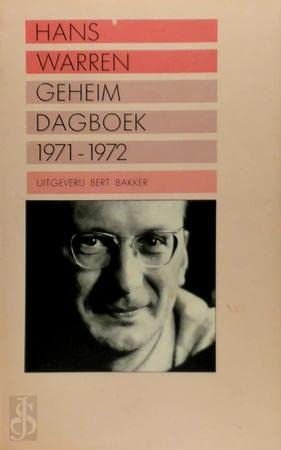 GEHEIM DAGBOEK 1971-1972 GOEDKOPE ED book