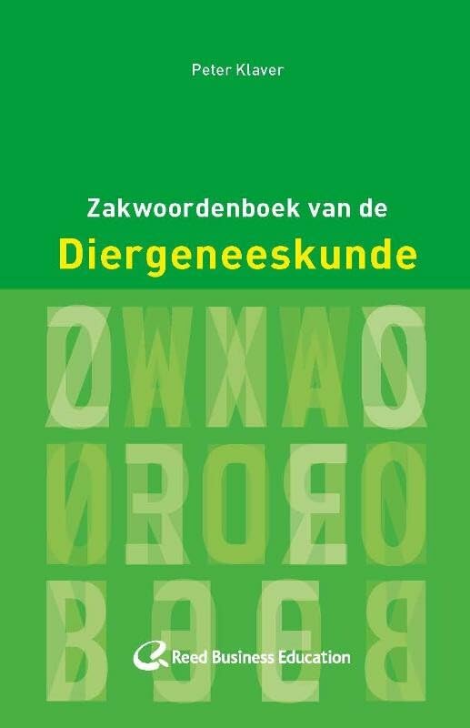 Zakwoordenboek van de diergeneeskunde book